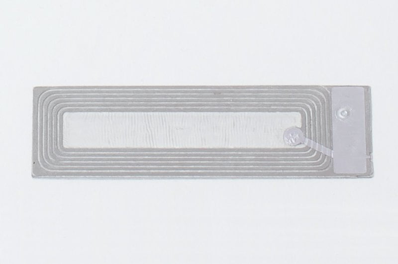 Nedap tuotesuojaetiketti läpinäkyvä suorakaide Tarrahälytin RF NT1552/ Kirkas/ (1000kpl rulla) #5284864