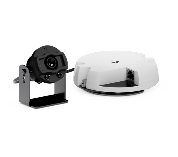 VERKADA Korkearesoluutioinen domekamera, jossa on älykäs reunapohjainen videoanalytiikka.Pilvinatiivi kamera jossa tallennus tapahtuu suoraan kameraan ja pilveen. CM41-30S-HW – Split Mini Dome kamera ulkokäyttöön